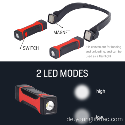 Flexible Händefreie LED-Arbeitslicht-Schwanenhals-Lampe